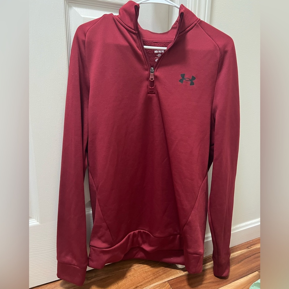 Under Armour Burgundy Fleece Pullover